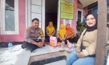 Antisipasi Bencana Alam Pasca Hujan, Bhabinkamtibmas Sigap Cek Wilayah Binaan