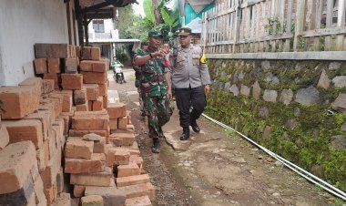 Perkuat Sinergitas, Kapolsek Sukalarang Laksanakan Giat Sambang Bersama TNI