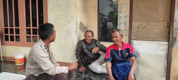 Giat Dialogis Bhabinkamtibmas Desa Langensari Dengan Warganya