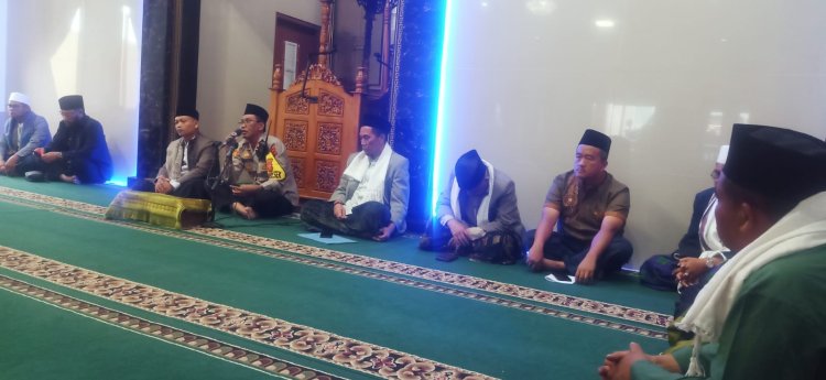 Muhibah Ramadhan, Kapolsek Sukabumi Sampaikan Himbauan Kamtibmas.