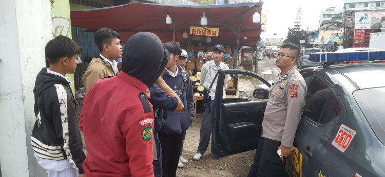 PAS BUKA (Patroli Sebelum Buka) Polsek Sukaraja Polres Sukabumi Kota