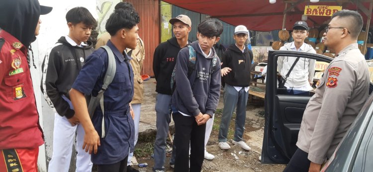 PAS BUKA (Patroli Sebelum Buka) Polsek Sukaraja Polres Sukabumi Kota