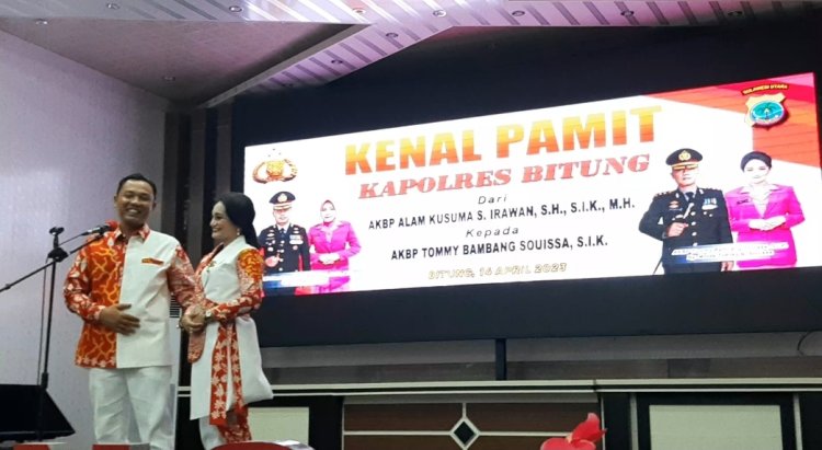Kenal Pamit Kapolres Bitung Selesai Sudah, AKBP Tommy Bambang Souissa Mohon Dukungan