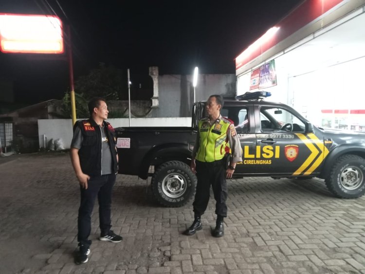 Tim Gabungan Polsek Cireunghas, Laksanakan Patroli Shubuh Guna Menjaga Kondusifitas Ramadhan 1444 H