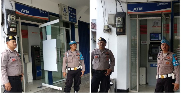 Ops Ketupat Lodaya 2023, Personel Pos Pam Al-Jabaar Kontrol ATM