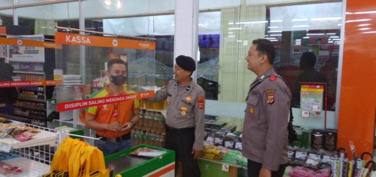 Personel Pos Pam Gelar Patroli Ops Ketupat Lodaya 2023 Kontrol Minimarket