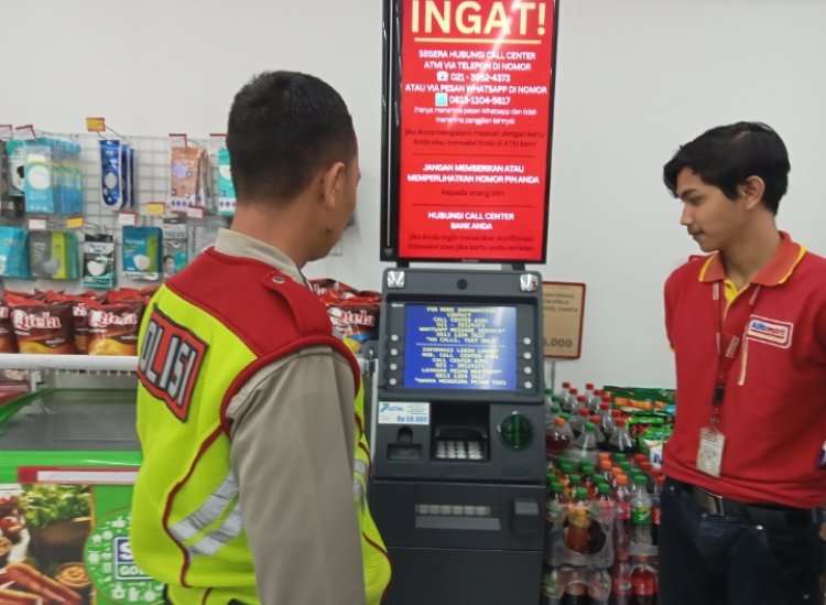 Cegah Kejahatan Ganjal ATM, Polsek Cireunghas Gencar Patroli Ke ATM