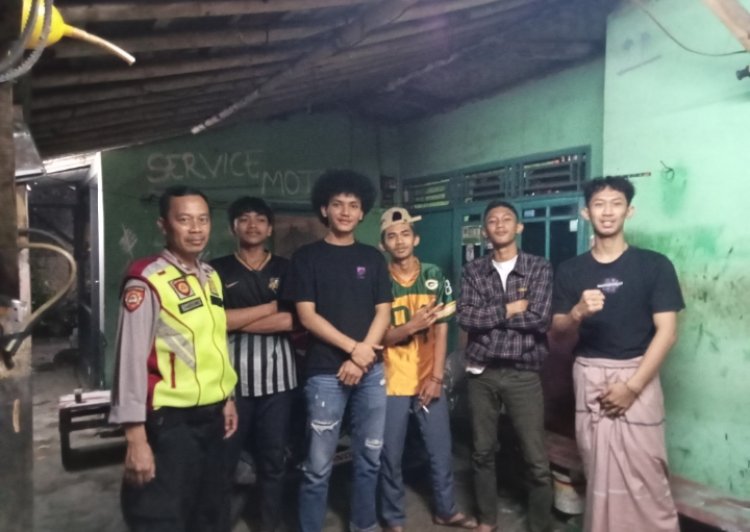 Cegah Kenakalan Remaja Polsek Cireunghas Polres Sukabumi Kota Laksanakan Pembinaan Kepada Pemuda