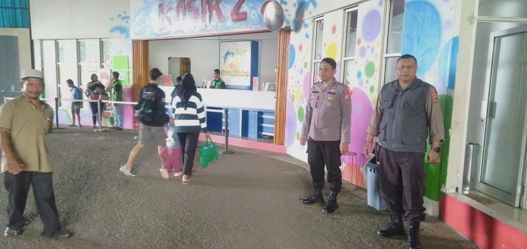 Anggota Polsek Sukabumi Lakukan Pengamanan Objek Wisata