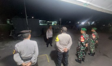 Polres Bitung Melalui Jajaran Polsek Lembeh Selatan dan Koramil 1310-02 Lembeh Gelar Patroli Bersama