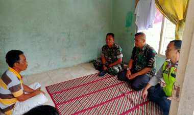 Sinergitas TNI-POLRI Di Kecamatan Cireunghas,Laksanakan Anjangsana Kepada Warga