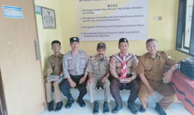 Jaga Kamtibmas Polsek Cireunghas Polres Sukabumi Kota Silaturahmi Ke Kantor Kecamatan Cireunghas
