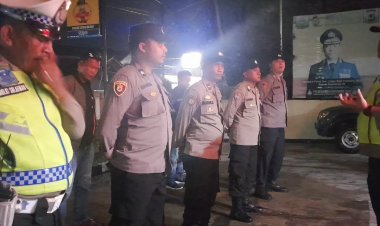 Apel KRYD Polsek Sukalarang Antisipasi Malam Minggu Cegah Gukamtibmas