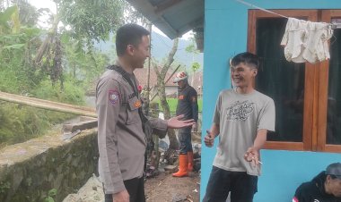 Bhabinkamtibmas Polsek Sukalarang Sambang Warga Binaan