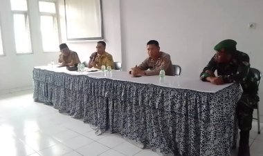 Kanit Binmas Polsek Sukalarang Kegiatan Halal Bilhalal Muspika Kec. Sukalarang