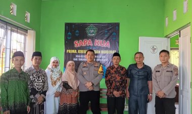 Kapolsek Sukalarang Giat Koordanasi Dan Penyampaian Arahan Kepada Penyuluh Keagamaan