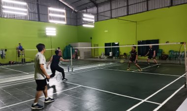 Jaga Kebugaran Fisik, Kapolsek Sukalarang Rutin Gelar Olahraga Bersama