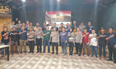 AKBP Tommy Souissa Gelar Jumat Baku Dapa Bersama Wartawan Biro Bitung