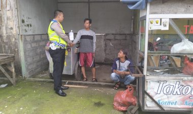 Dikmas Lantas Polsek Sukalarang, Tumbuhkan Kesadaran Masyarakat tertib berlalulintas