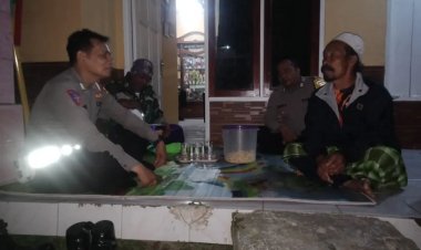 Bhabinkamtibmas Ajak Warga Wujudkan Kamtibmas Kondusif Lewat Giat Sambang