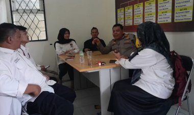 Kapolsek Sukalarang Sambang Silaturahmi Dengan PPK Kecamatan Sukalarang