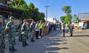 Apel Tiga Pilar Perkuat Sinergi Pemerintah, TNI dan Polri Di Wilkum Polsek Sukalarang