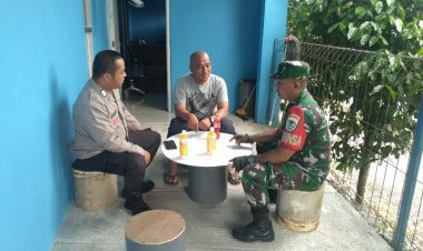 Bhabinkamtibmas Bersama Babinsa Melaksanakan Sambang Warga Binaan Bentuk Sinergitas TNI – Polri