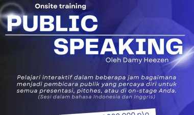 Onsite OFFLINE Training Public Speaking Bersama Damy Heezen Dan Fanky Christian