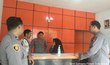 Antisipasi Gangguan Keamanan, Polisi Patroli Kontrol Kantor Pos