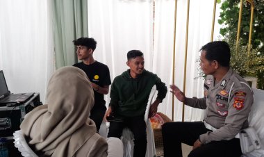 Pelaksanaan Dikmaslantas Unit Lantas Polsek Sukalarang Kepada Masyarakat