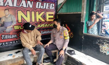 Bhabinkamtibmas Desa Prianganjaya Sampaikan Pesan Kamtibmas kepada Warganya