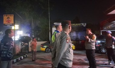 Kapolsek Sukalarang Pimpin Apel KRYD Antisipasi Malam Minggu