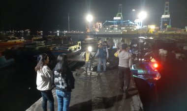 Antisipasi Gangguan Kamtibmas, Polsek Aertembaga Lakukan Patroli di Pelabuhan Perikanan Samudera Bitung