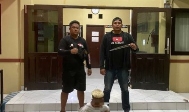 Bawa Sajam, Pemuda 18 Tahun di Pasar Winenet Diamankan Tim Resmob Polsek Aertembaga