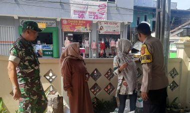 Sinergitas TNI – Polri , Bhabinkamtibmas Bersama Babinsa Melaksanakan Sambang Warga Binaan