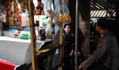 Dengan Giat Patroli Malam, Polisi Beri Rasa Aman ke Pedagang