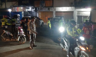 Laksanakan Perintah Kapolres, Polsek Aertembaga dan Satlantas Polres Bitung Jaring Kendaraan Bermotor Knalpot Racing