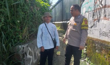 Bhabinkamtibmas Polsek Sukalarang Giat Sambang Kepada Warga Desa Binaan