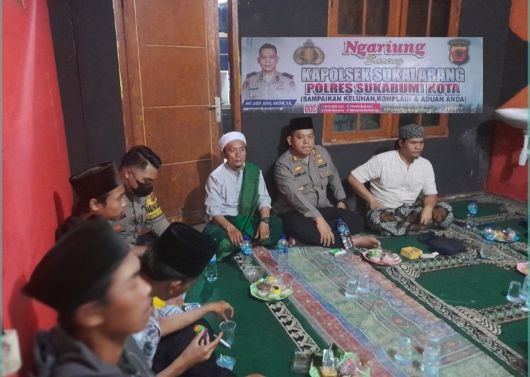 Melalui Giat Ngariung Sareng Kapolsek, Pererat Tali Silaturahmi Dengan Masyarakat