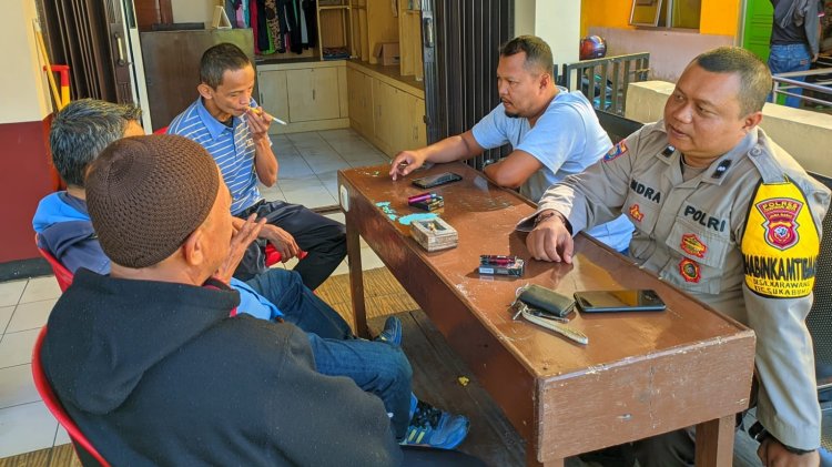 Monitoring Perkembangan Situasi Wilayah Bhabinkamtibmas Lakukan Sambang