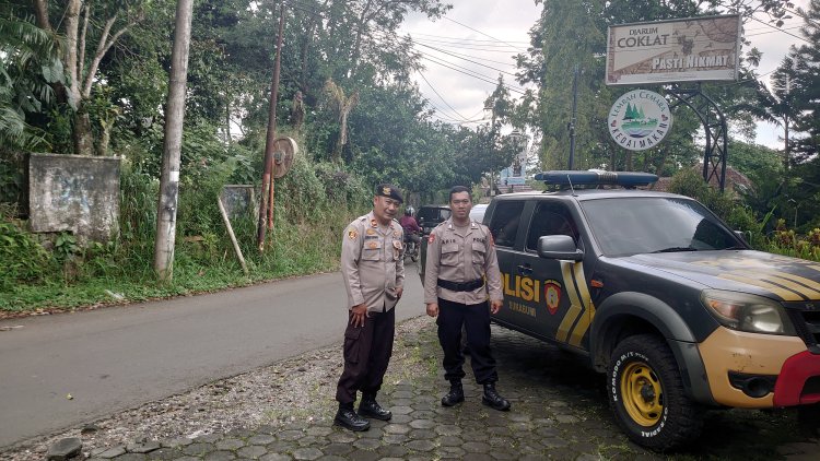 Cegah Gukamtibmas Anggota Polsek Sukabumi Lakukan Patroli