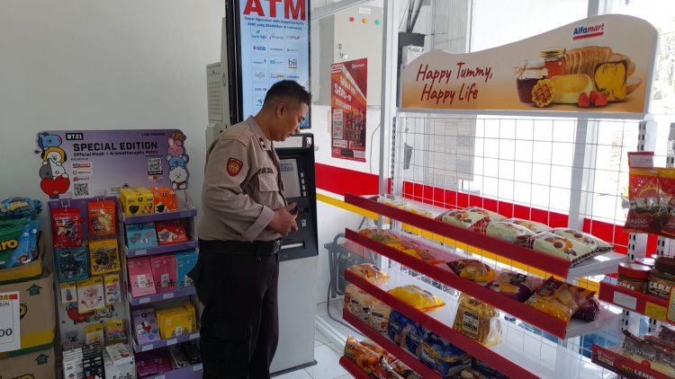 Polsek Sukabumi Lakukan Patroli Ke  Gerai ATM