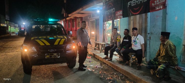Polsek Cireunghas Polres Sukabumi Kota, Tingkatkan Patroli KRYD Antisipasi Gangguan Kamtibmas