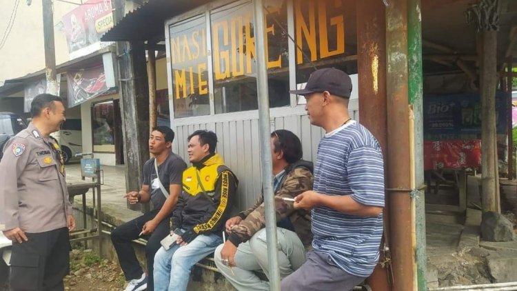 Bhabinkamtibmas Polsek Sukabumi melaksanakan Patroli Sambing