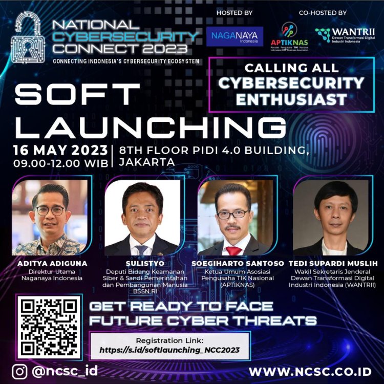 Info Undangan Soft Launching National Cybersecurity Connect (NCC) 2023