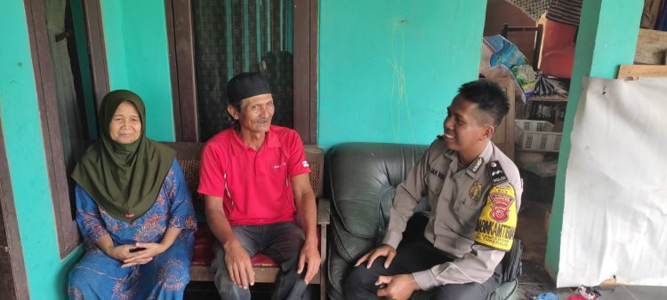 Bhabinkamtibmas Desa Langensari Melaksanakan Patroli Dialogis Dengan Warga Binaanya