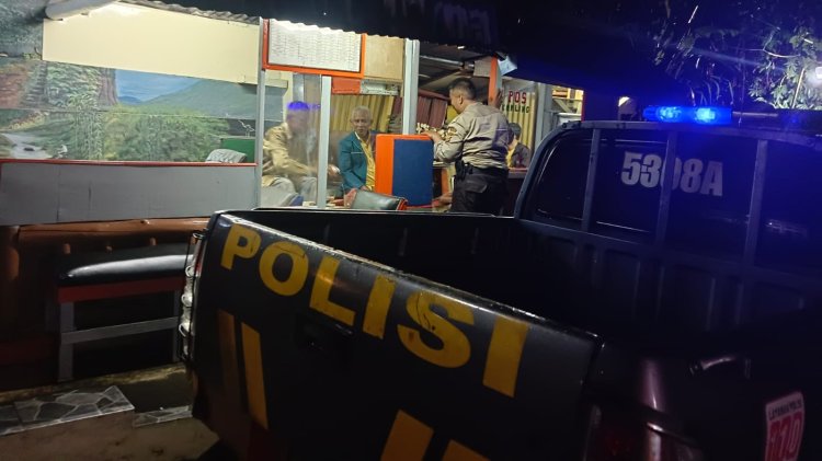 Polsek Sukabumi Melaksanakan Patroli Dialogis Himbau Warga