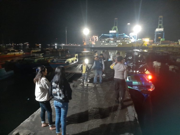 Antisipasi Gangguan Kamtibmas, Polsek Aertembaga Lakukan Patroli di Pelabuhan Perikanan Samudera Bitung