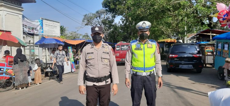 Personel Polsek Warudoyong Tetap Gencarkan Patroli di Hari Raya Idul Fitri 1444 H