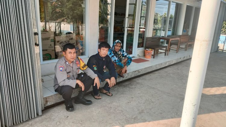 Bhabinkamtibmas Polsek Sukabumi Mengajak Warga Untuk Menjaga Keamanan